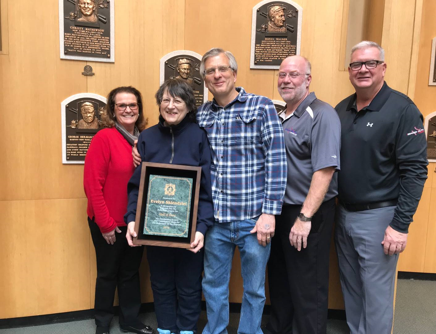 Evelyn Induction In To HOF